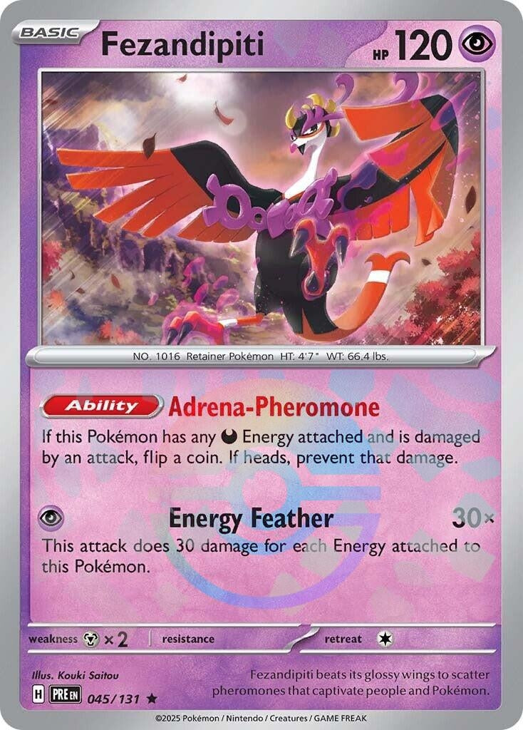 Fezandipiti (Poke Ball Pattern) (045/131) (SV: Prismatic Evolutions)