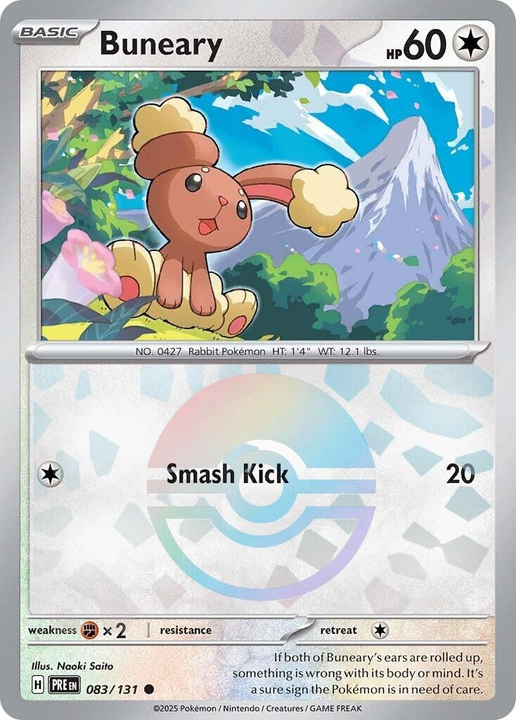 Buneary (Poke Ball Pattern) (083/131) (SV: Prismatic Evolutions)