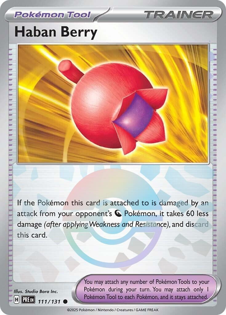 Haban Berry (Poke Ball Pattern) (111/131) (SV: Prismatic Evolutions)