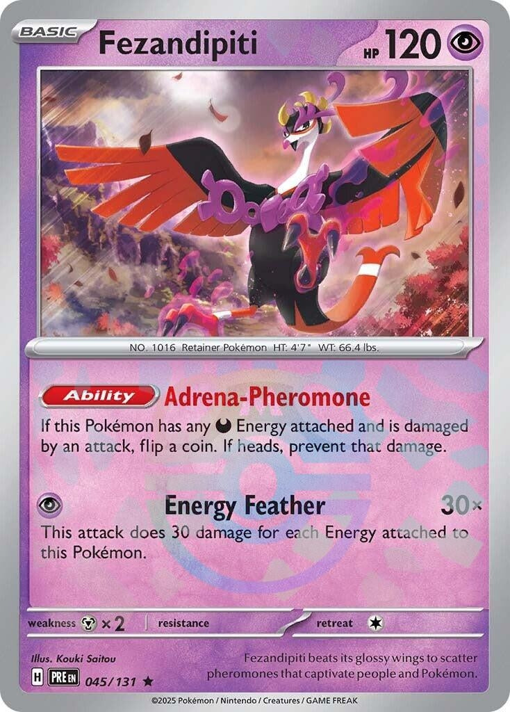 Fezandipiti (Master Ball Pattern) (045/131) (SV: Prismatic Evolutions)