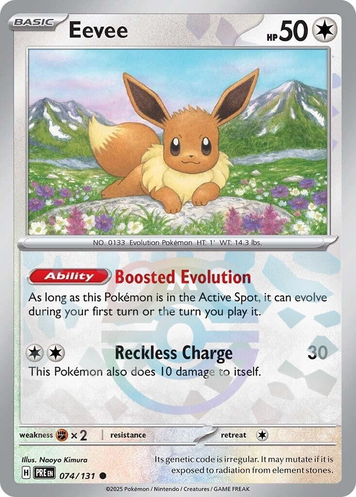 Eevee (Master Ball Pattern) (074/131) (SV: Prismatic Evolutions)