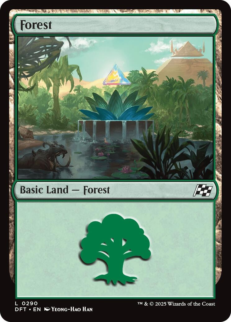 Image for Forest (0290) (290) (Aetherdrift) (DFT) - Magic: The Gathering