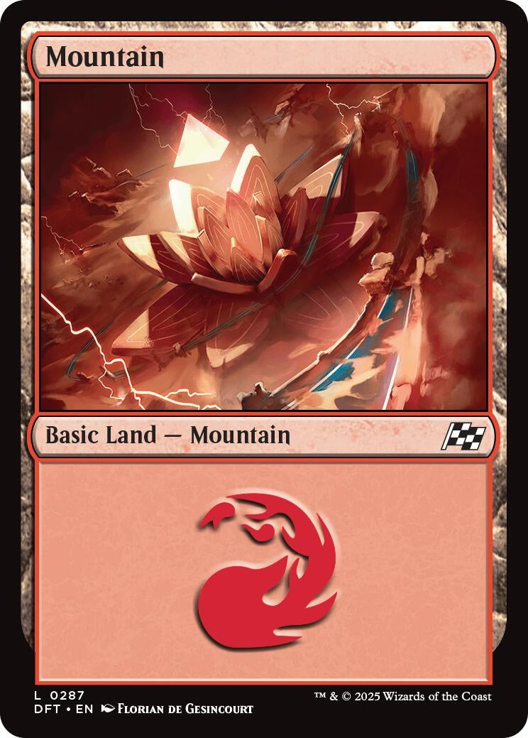 Image for Mountain (0287) (287) (Aetherdrift) (DFT) - Magic: The Gathering
