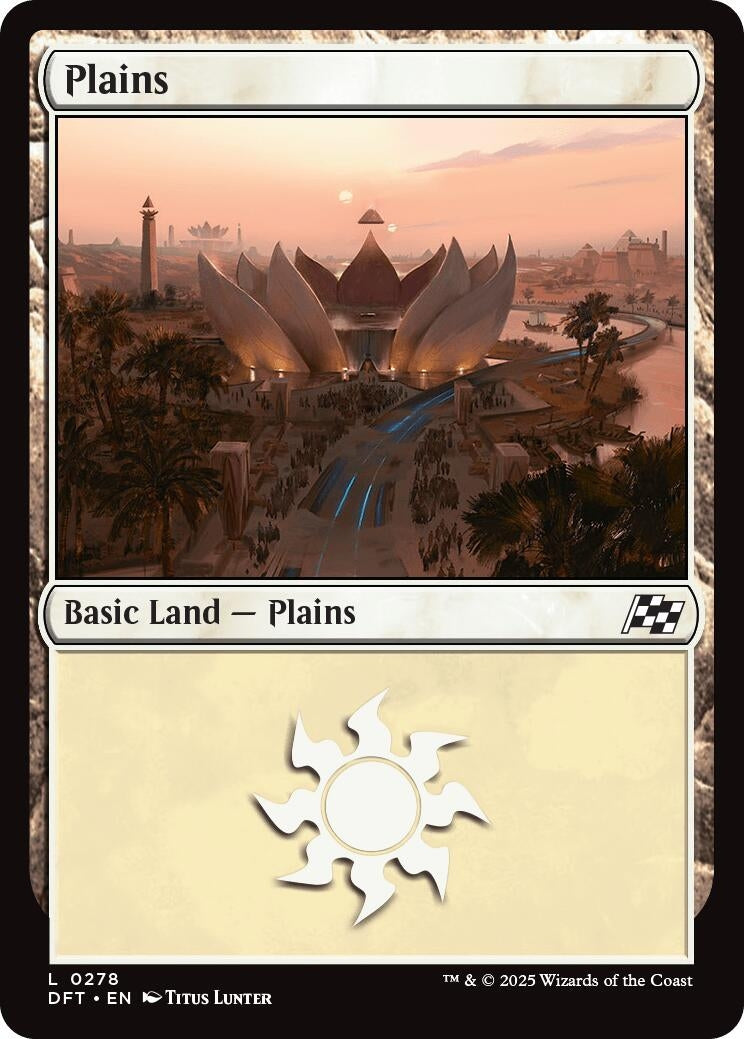 Image for Plains (0278) (278) (Foil) (Aetherdrift) (DFT) - Magic: The Gathering