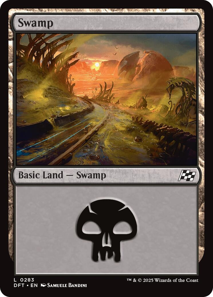 Image for Swamp (0283) (283) (Foil) (Aetherdrift) (DFT) - Magic: The Gathering