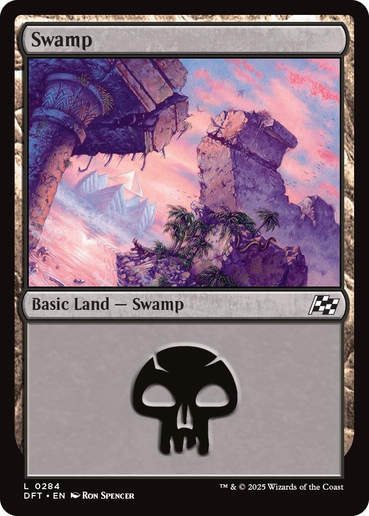 Image for Swamp (0284) (284) (Aetherdrift) (DFT) - Magic: The Gathering