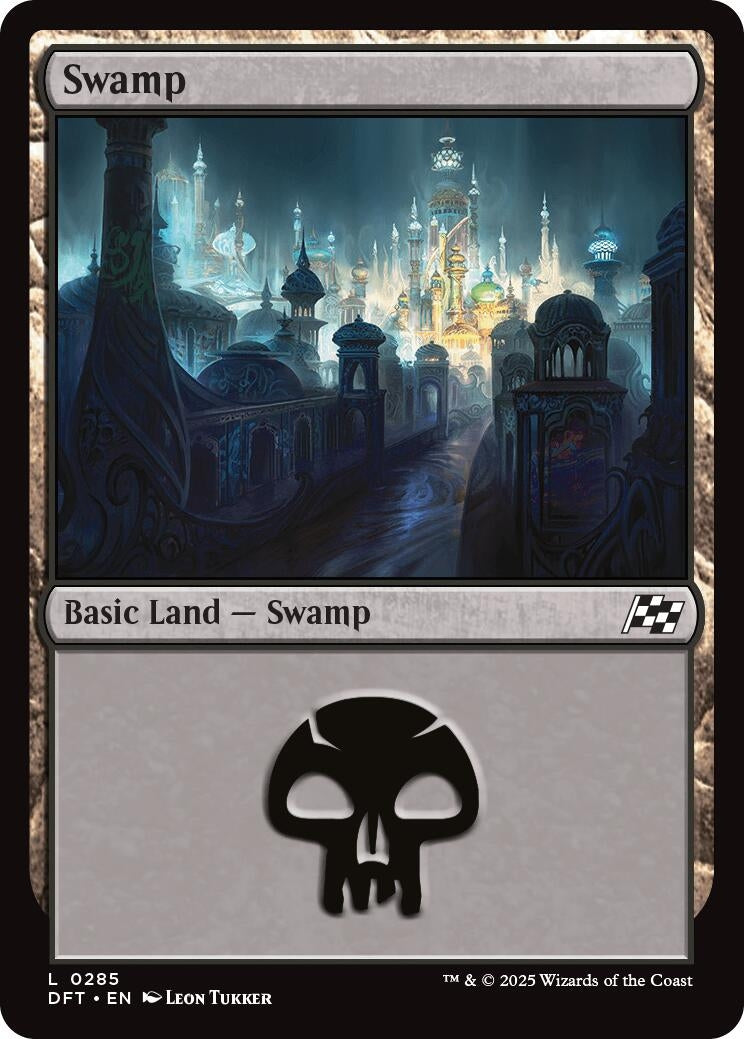 Image for Swamp (0285) (285) (Foil) (Aetherdrift) (DFT) - Magic: The Gathering