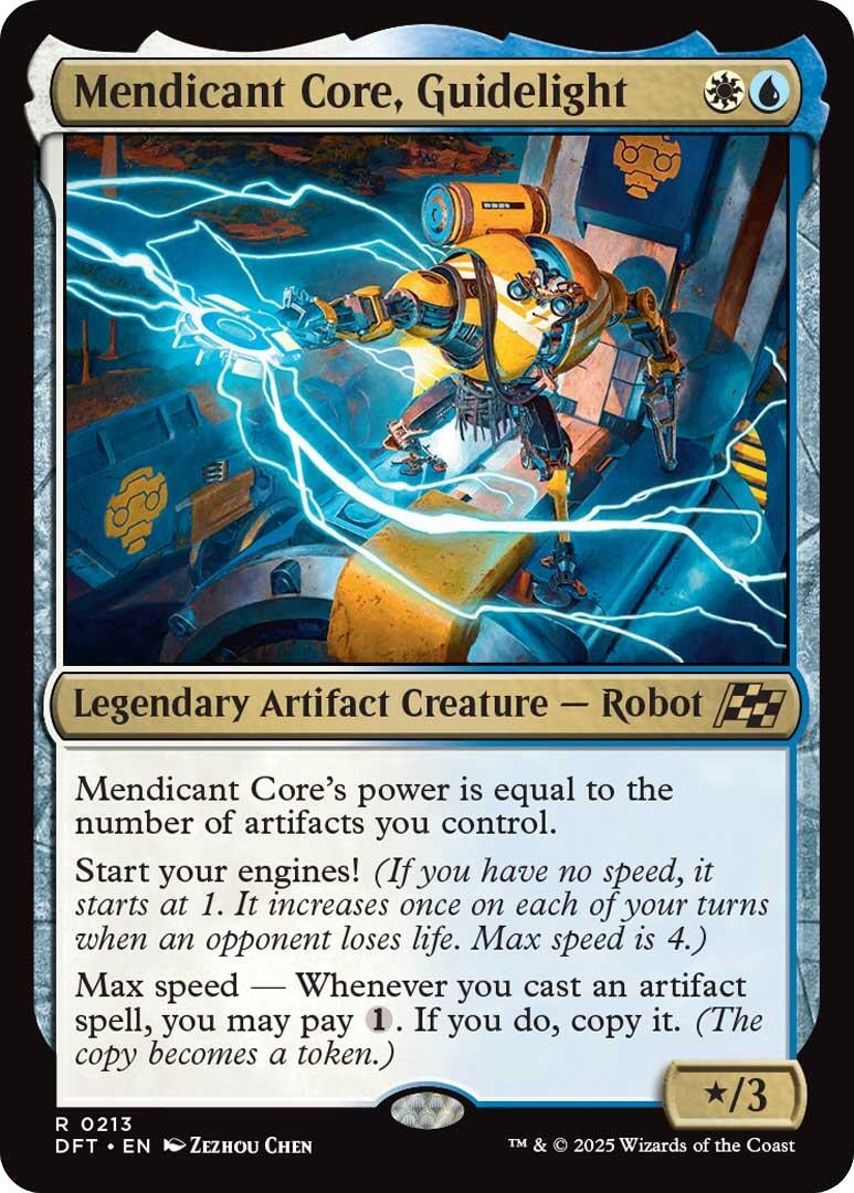Image for Mendicant Core, Guidelight (213) (Aetherdrift) (DFT) - Magic: The Gathering