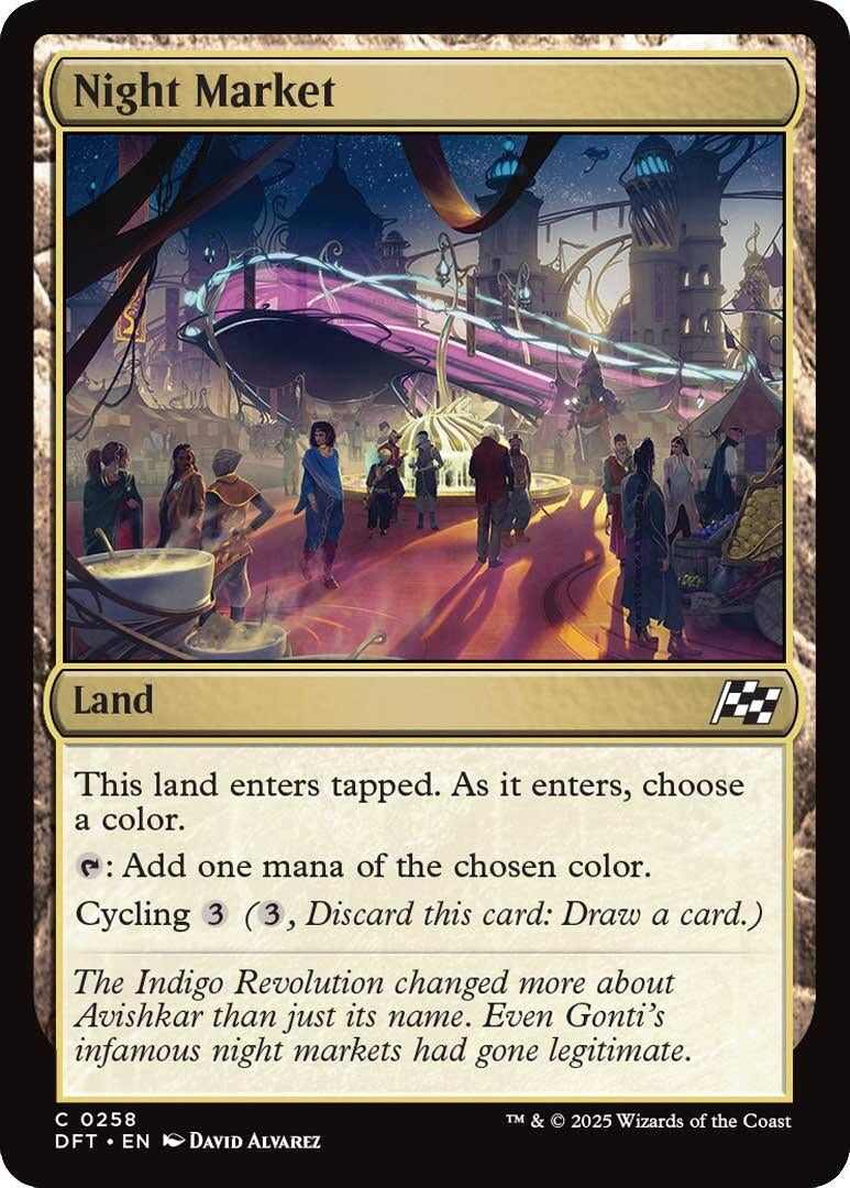 Image for Night Market (258) (Aetherdrift) (DFT) - Magic: The Gathering