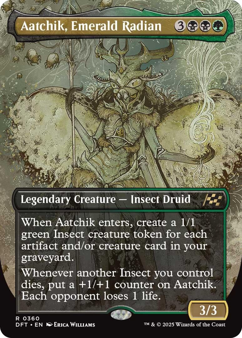 Image for Aatchik, Emerald Radian (Borderless) (360) (Foil) (Aetherdrift) (DFT) - Magic: The Gathering