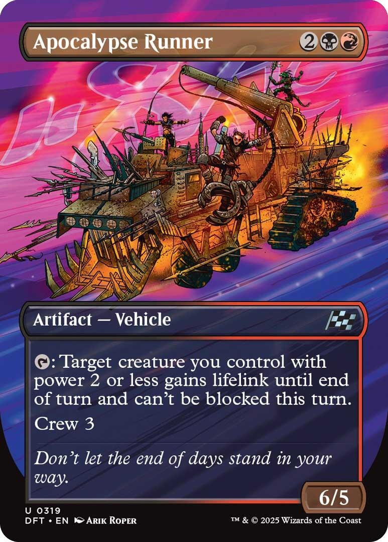 Image for Apocalypse Runner (Borderless) (319) (Foil) (Aetherdrift) (DFT) - Magic: The Gathering