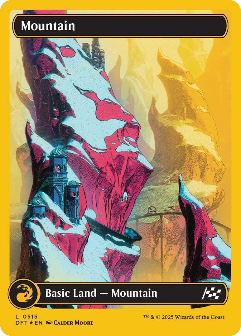 Image for Mountain (0515) (First-Place Foil) (515) (Foil) (Aetherdrift) (DFT) - Magic: The Gathering