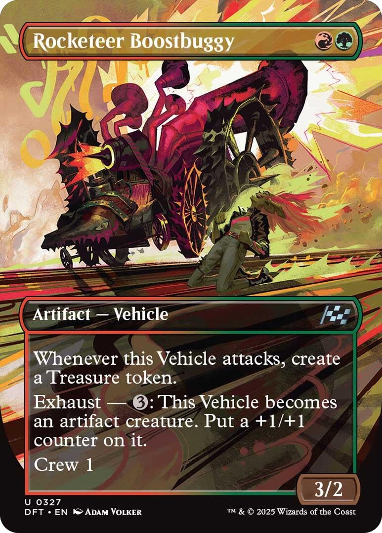 Image for Rocketeer Boostbuggy (Borderless) (327) (Foil) (Aetherdrift) (DFT) - Magic: The Gathering