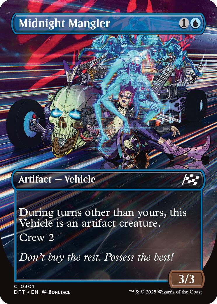 Image for Midnight Mangler (Borderless) (301) (Aetherdrift) (DFT) - Magic: The Gathering