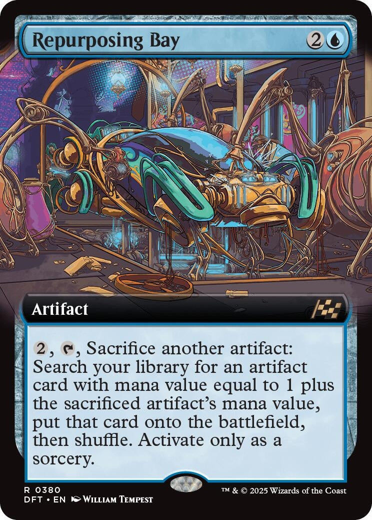Image for Repurposing Bay (Extended Art) (380) (Aetherdrift) (DFT) - Magic: The Gathering