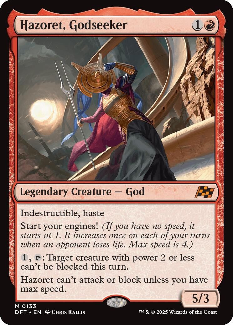 Image for Hazoret, Godseeker (133) (Foil) (Aetherdrift) (DFT) - Magic: The Gathering