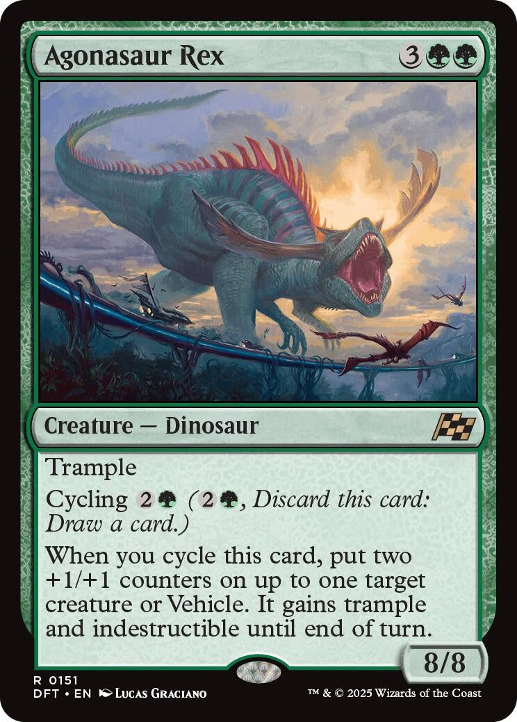 Image for Agonasaur Rex (151) (Aetherdrift) (DFT) - Magic: The Gathering