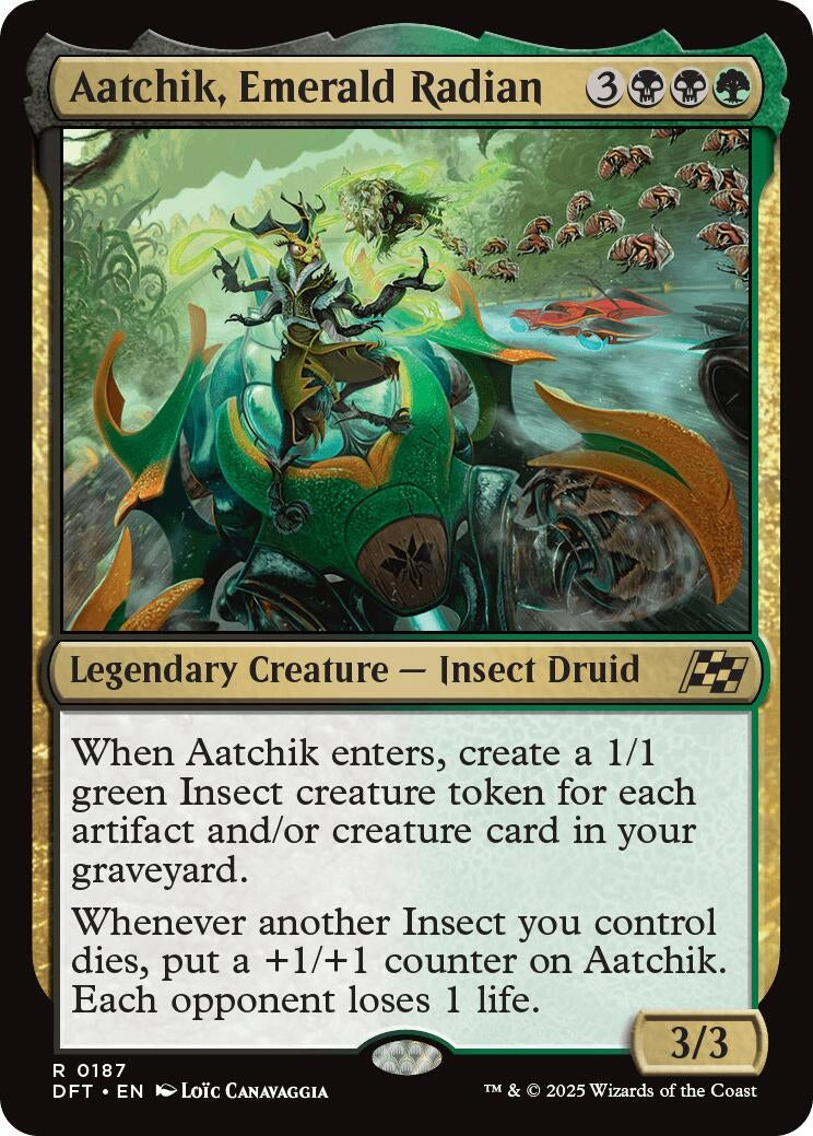 Image for Aatchik, Emerald Radian (187) (Aetherdrift) (DFT) - Magic: The Gathering