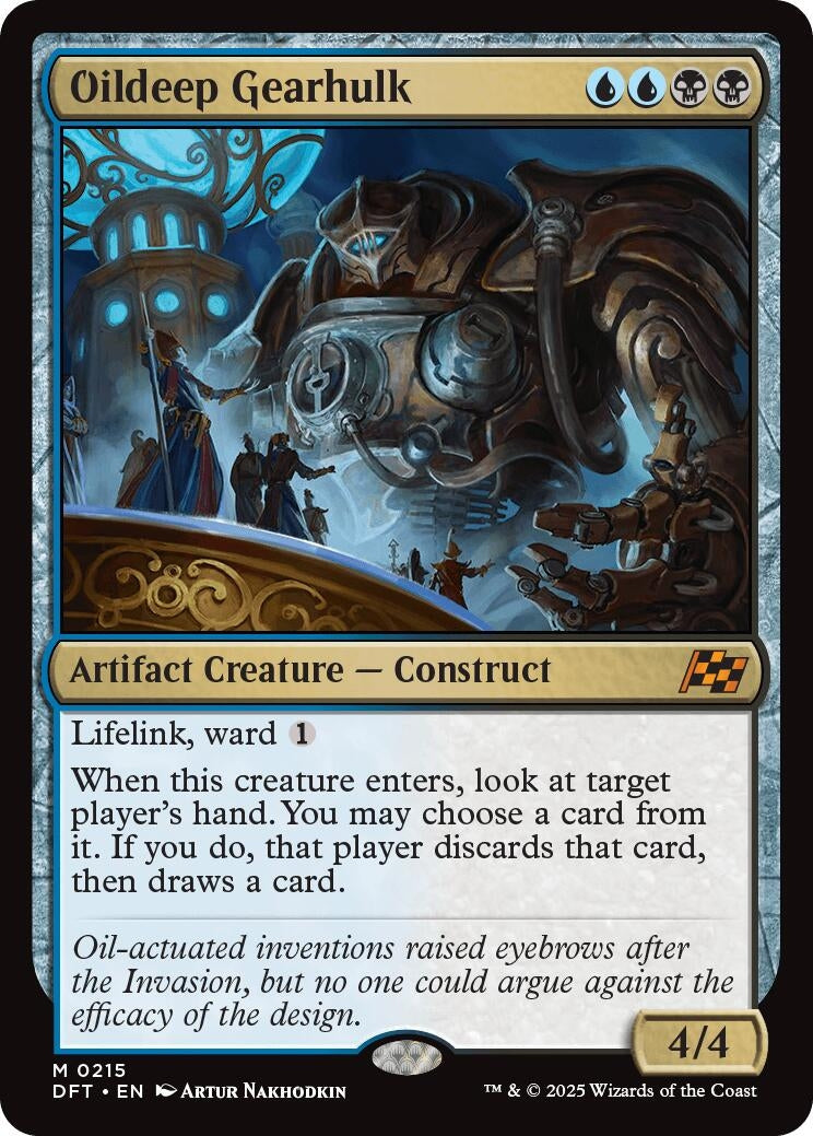 Image for Oildeep Gearhulk (215) (Foil) (Aetherdrift) (DFT) - Magic: The Gathering
