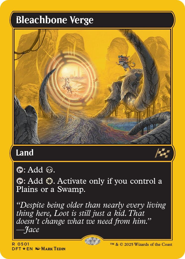Image for Bleachbone Verge (First-Place Foil) (501) (Foil) (Aetherdrift) (DFT) - Magic: The Gathering