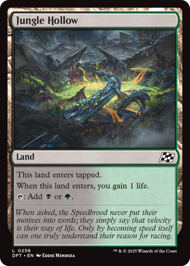 Image for Jungle Hollow (256) (Foil) (Aetherdrift) (DFT) - Magic: The Gathering