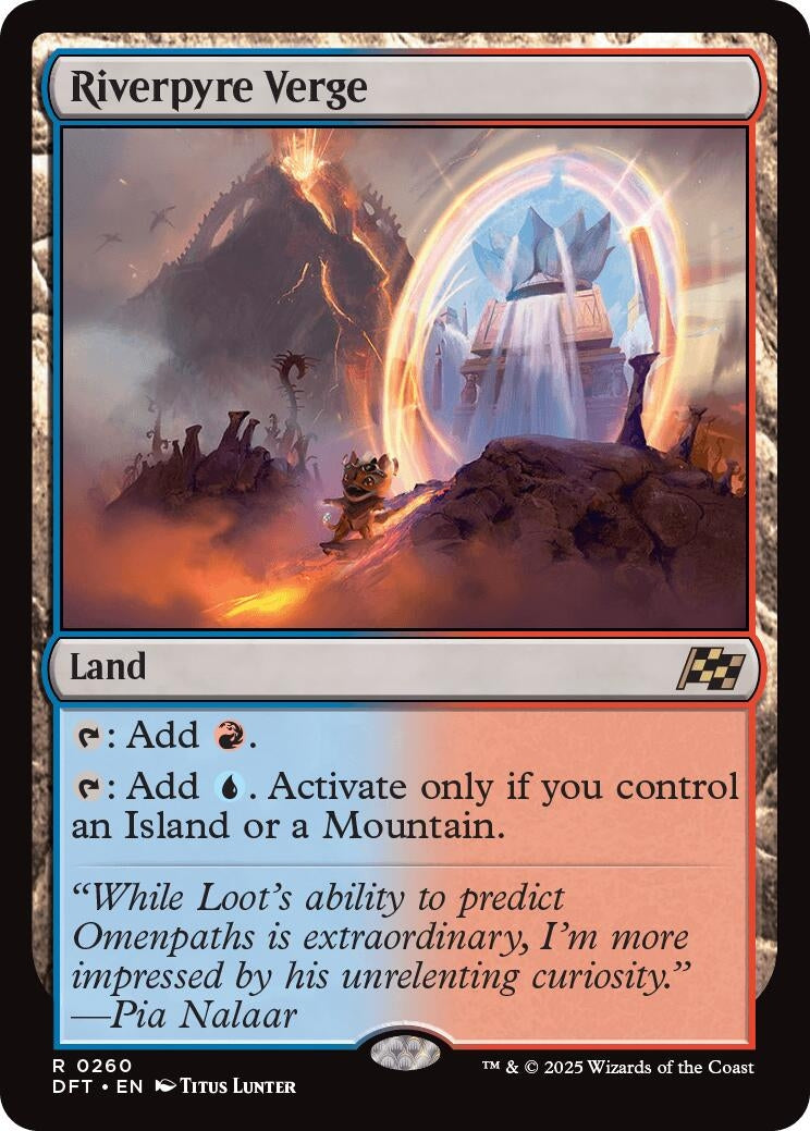 Image for Riverpyre Verge (260) (Foil) (Aetherdrift) (DFT) - Magic: The Gathering