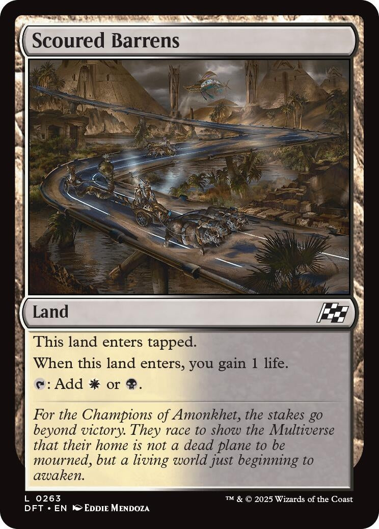Image for Scoured Barrens (263) (Aetherdrift) (DFT) - Magic: The Gathering