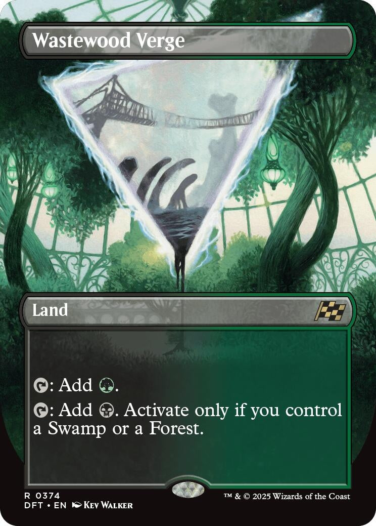 Image for Wastewood Verge (Borderless) (374) (Foil) (Aetherdrift) (DFT) - Magic: The Gathering