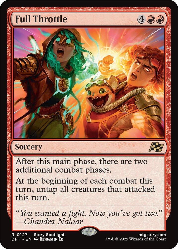 Image for Full Throttle (127) (Aetherdrift) (DFT) - Magic: The Gathering