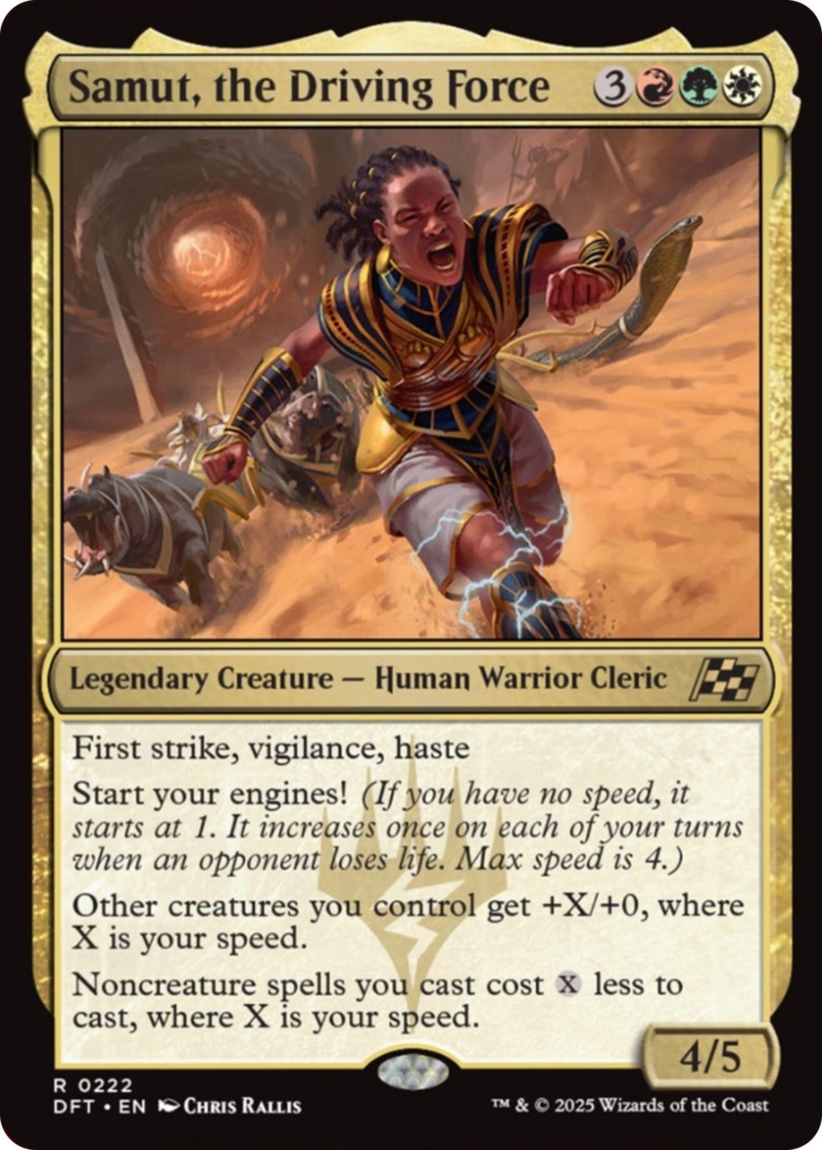 Image for Samut, the Driving Force (222) (Foil) (Aetherdrift) (DFT) - Magic: The Gathering