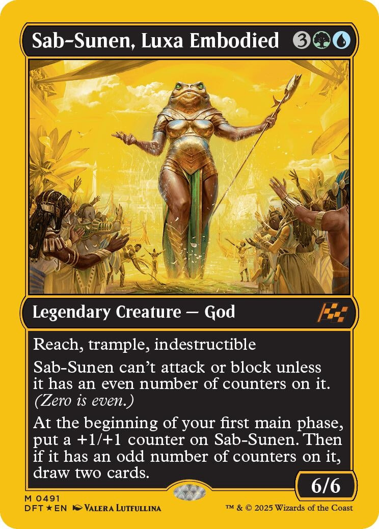Image for Sab-Sunen, Luxa Embodied (First-Place Foil) (491) (Foil) (Aetherdrift) (DFT) - Magic: The Gathering