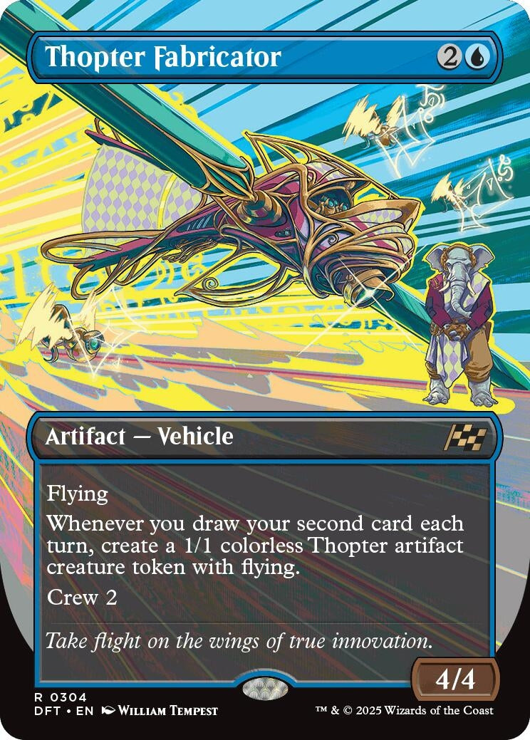 Image for Thopter Fabricator (Borderless) (304) (Aetherdrift) (DFT) - Magic: The Gathering