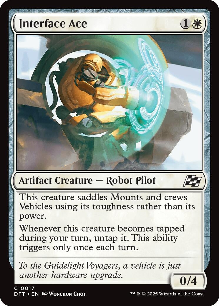 Image for Interface Ace (17) (Foil) (Aetherdrift) (DFT) - Magic: The Gathering