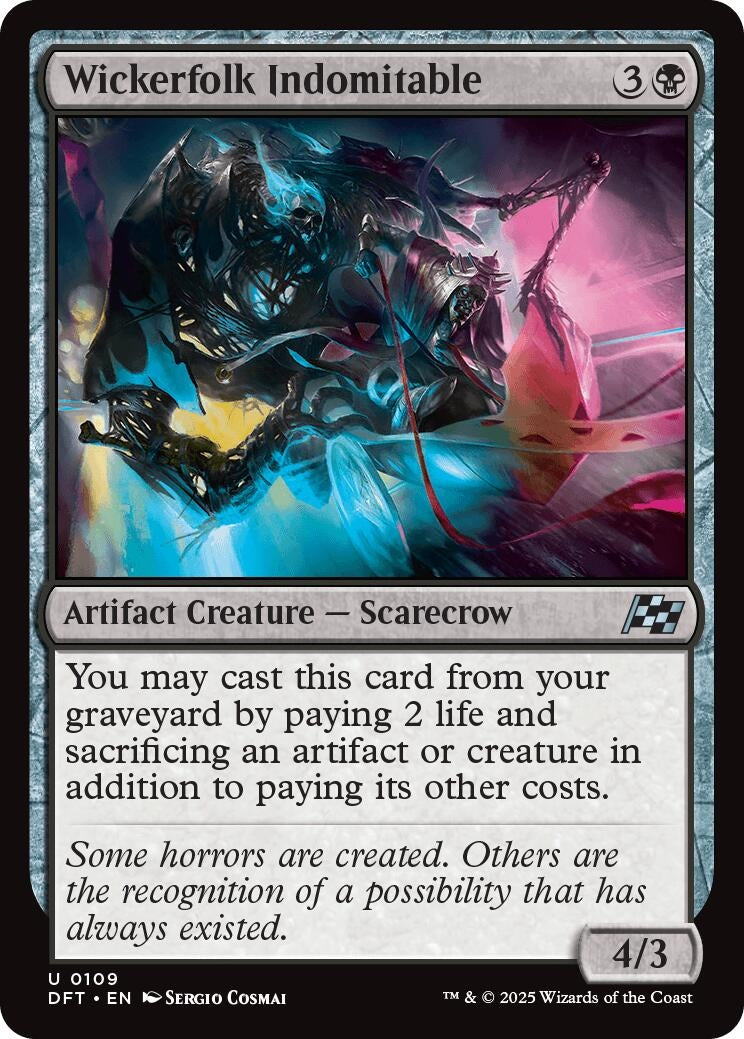 Image for Wickerfolk Indomitable (109) (Foil) (Aetherdrift) (DFT) - Magic: The Gathering