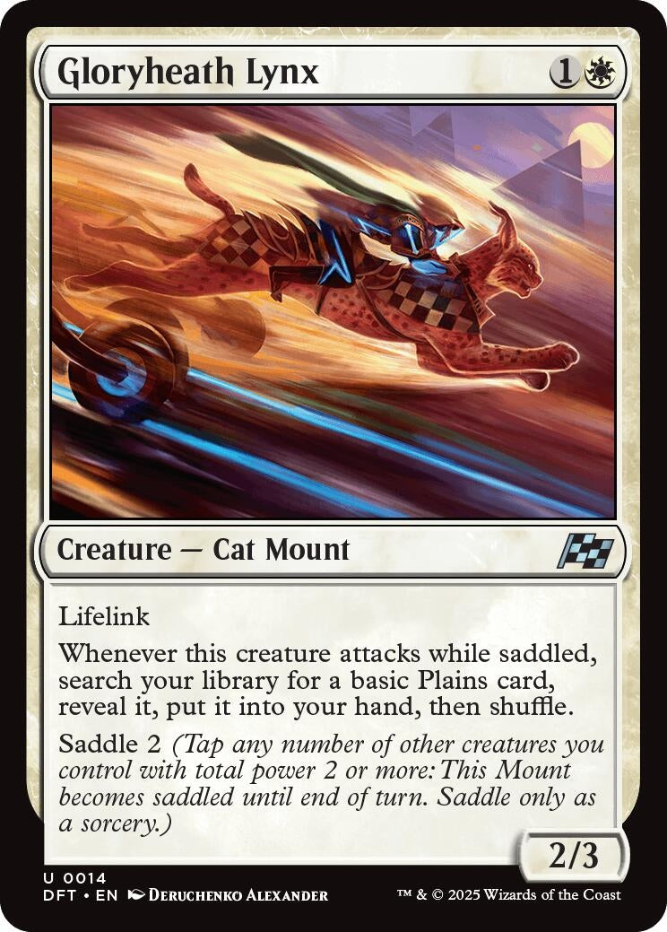 Image for Gloryheath Lynx (14) (Aetherdrift) (DFT) - Magic: The Gathering