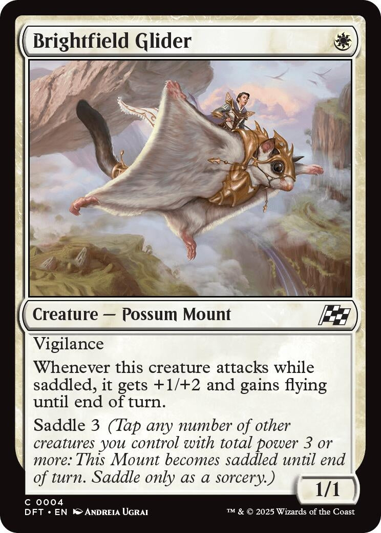 Image for Brightfield Glider (4) (Foil) (Aetherdrift) (DFT) - Magic: The Gathering