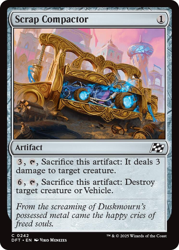 Image for Scrap Compactor (242) (Aetherdrift) (DFT) - Magic: The Gathering