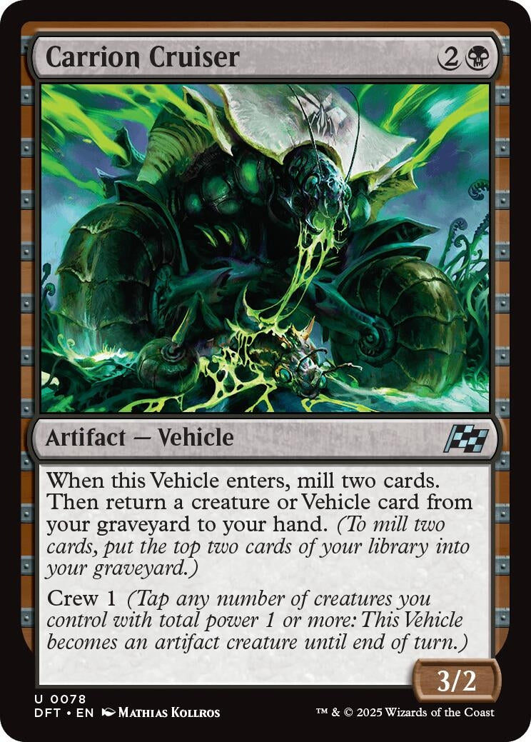 Image for Carrion Cruiser (78) (Aetherdrift) (DFT) - Magic: The Gathering