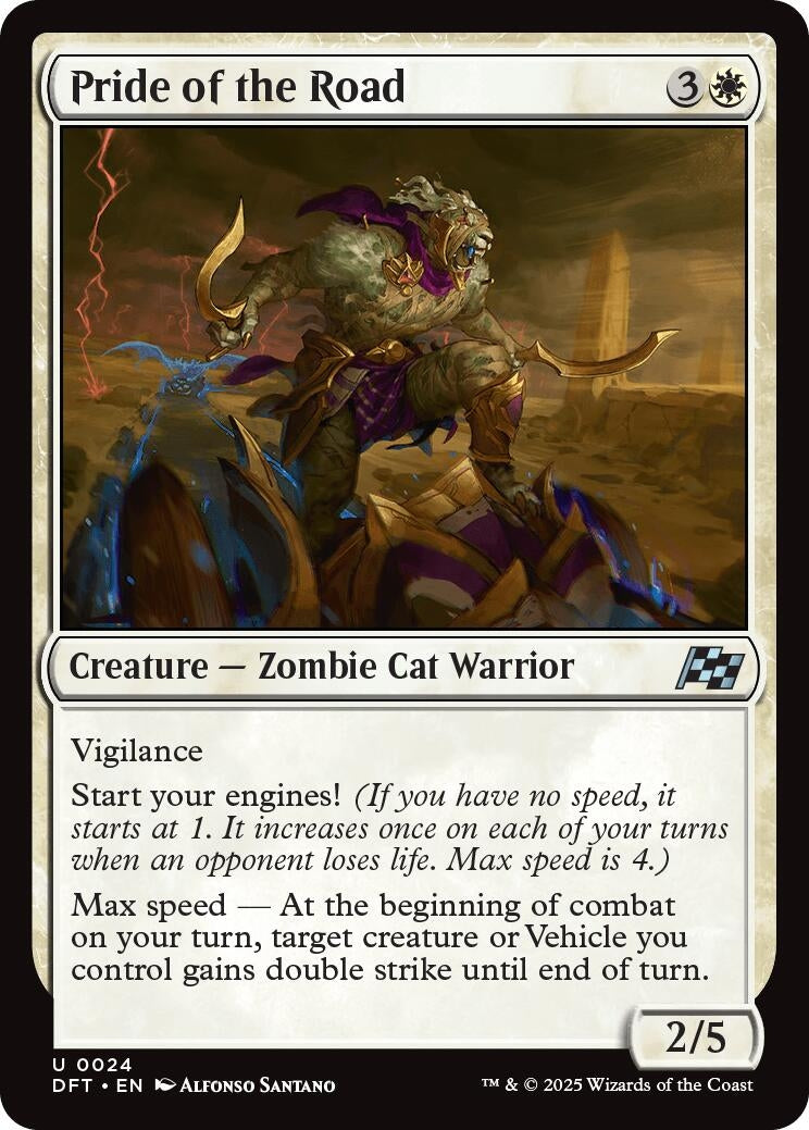 Image for Pride of the Road (24) (Aetherdrift) (DFT) - Magic: The Gathering