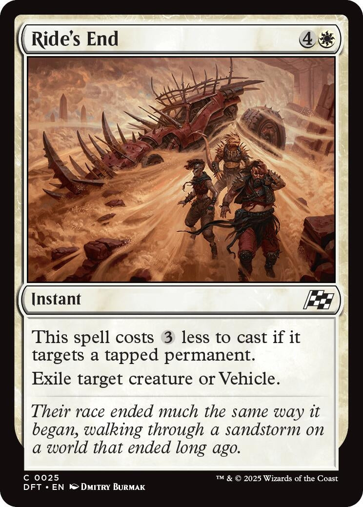 Image for Ride's End (25) (Foil) (Aetherdrift) (DFT) - Magic: The Gathering