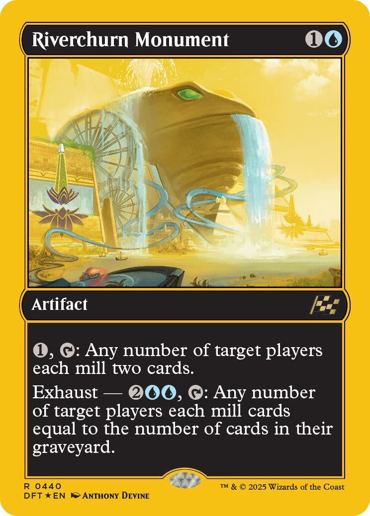 Image for Riverchurn Monument (First-Place Foil) (440) (Foil) (Aetherdrift) (DFT) - Magic: The Gathering