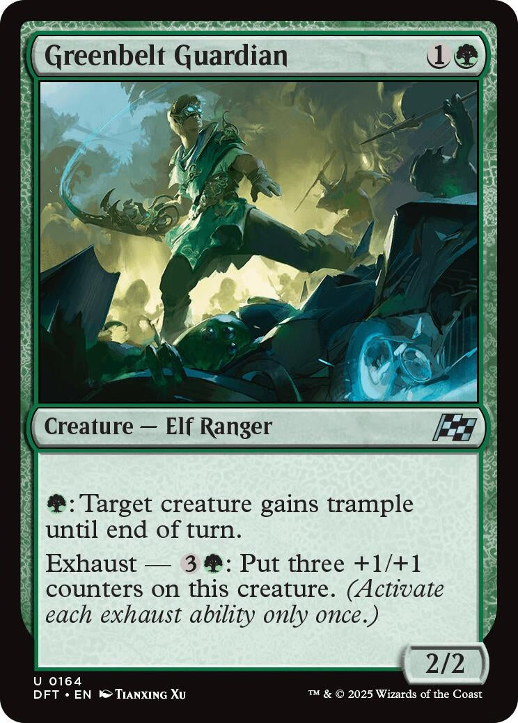Image for Greenbelt Guardian (164) (Foil) (Aetherdrift) (DFT) - Magic: The Gathering