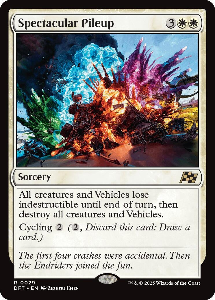 Image for Spectacular Pileup (29) (Foil) (Aetherdrift) (DFT) - Magic: The Gathering