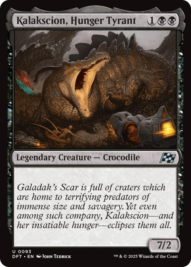 Image for Kalakscion, Hunger Tyrant (93) (Aetherdrift) (DFT) - Magic: The Gathering
