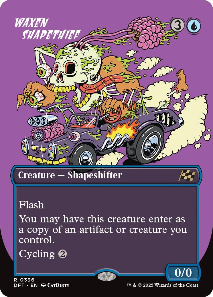 Image for Waxen Shapethief (Borderless) (336) (Foil) (Aetherdrift) (DFT) - Magic: The Gathering