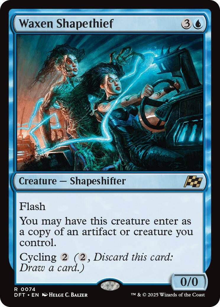 Image for Waxen Shapethief (74) (Aetherdrift) (DFT) - Magic: The Gathering