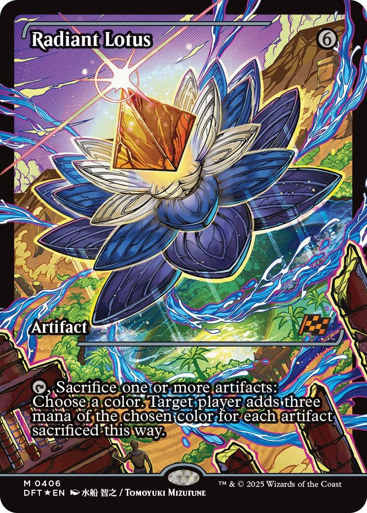 Image for Radiant Lotus (Showcase) (406) (Foil) (Aetherdrift) (DFT) - Magic: The Gathering