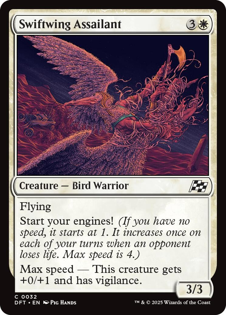 Image for Swiftwing Assailant (32) (Aetherdrift) (DFT) - Magic: The Gathering