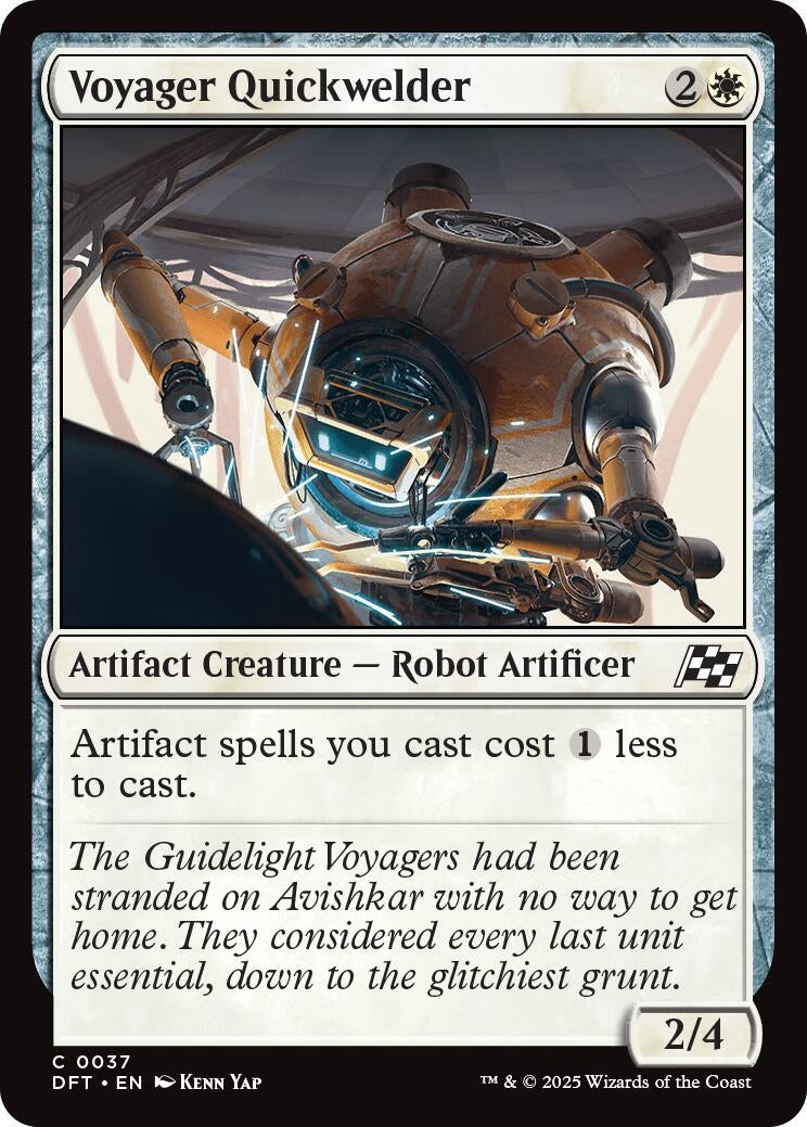 Image for Voyager Quickwelder (37) (Aetherdrift) (DFT) - Magic: The Gathering
