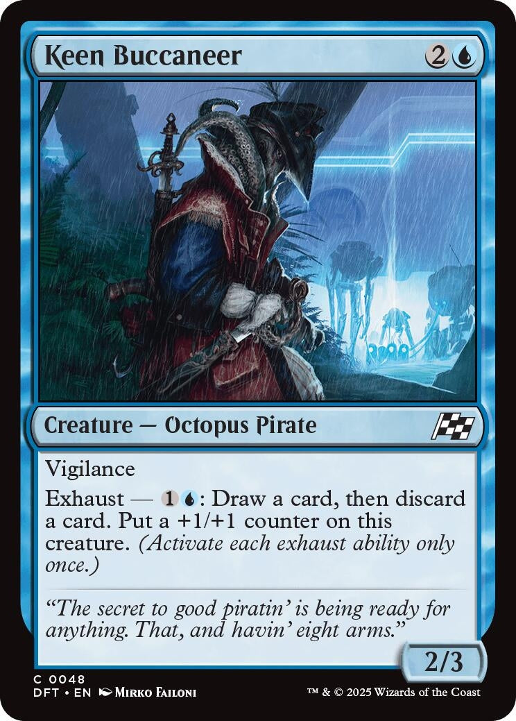 Image for Keen Buccaneer (48) (Foil) (Aetherdrift) (DFT) - Magic: The Gathering